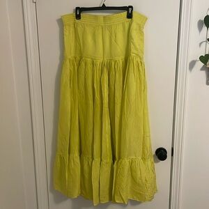 Calypso St Barth Yellow Parachute Skirt